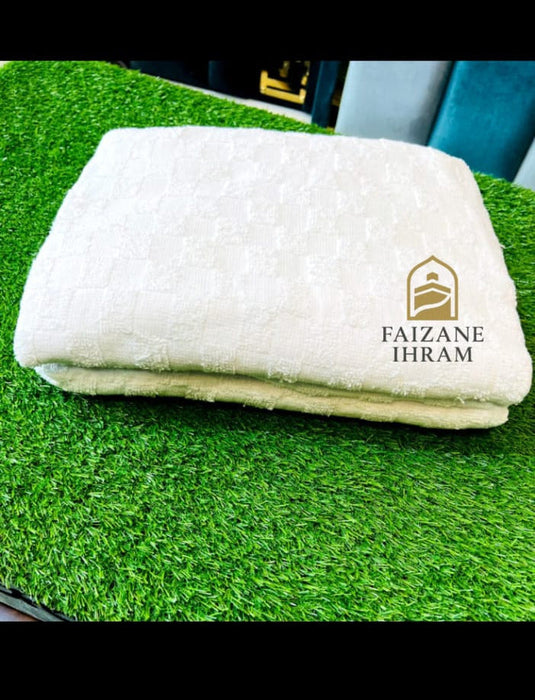 Soft Square Textured Ihram Set