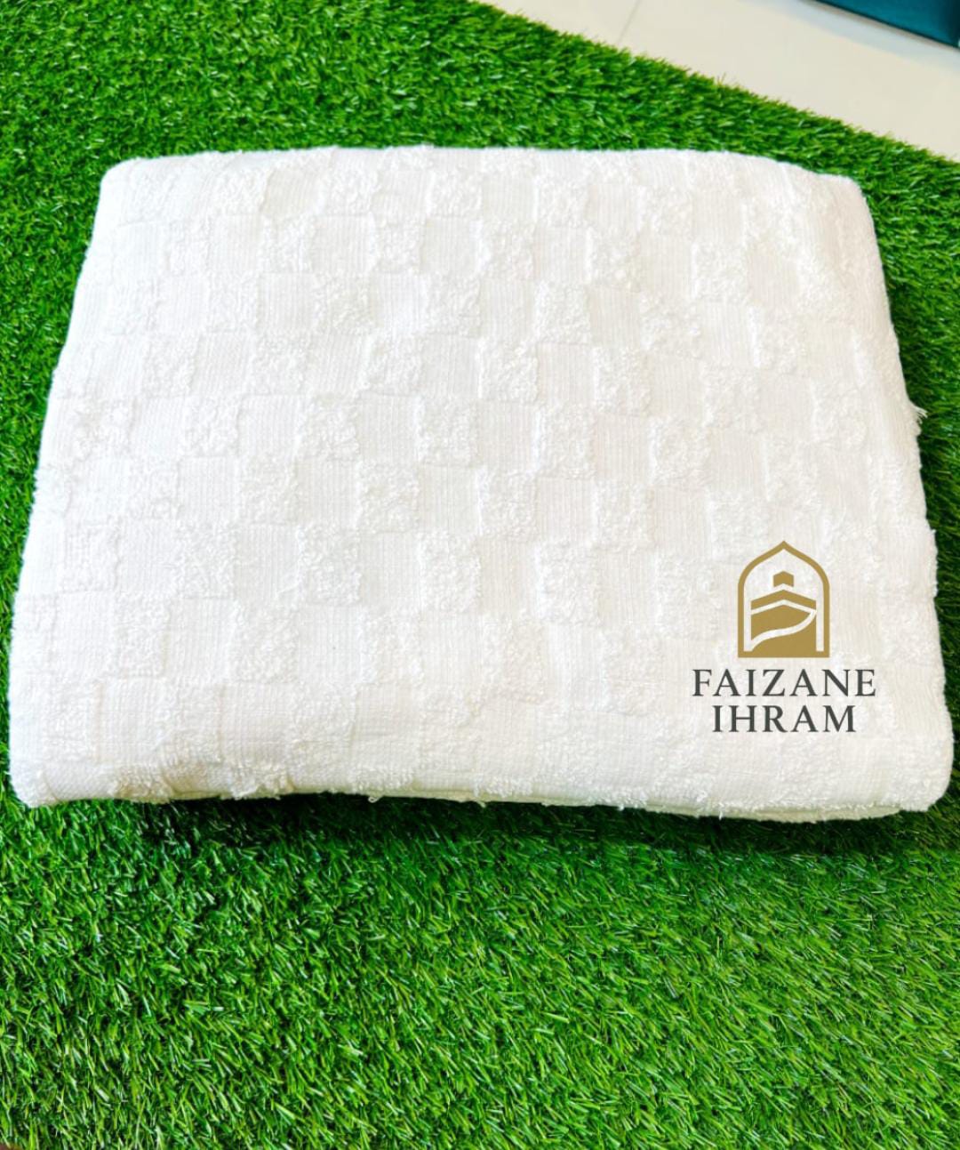 Soft Square Textured Ihram Set