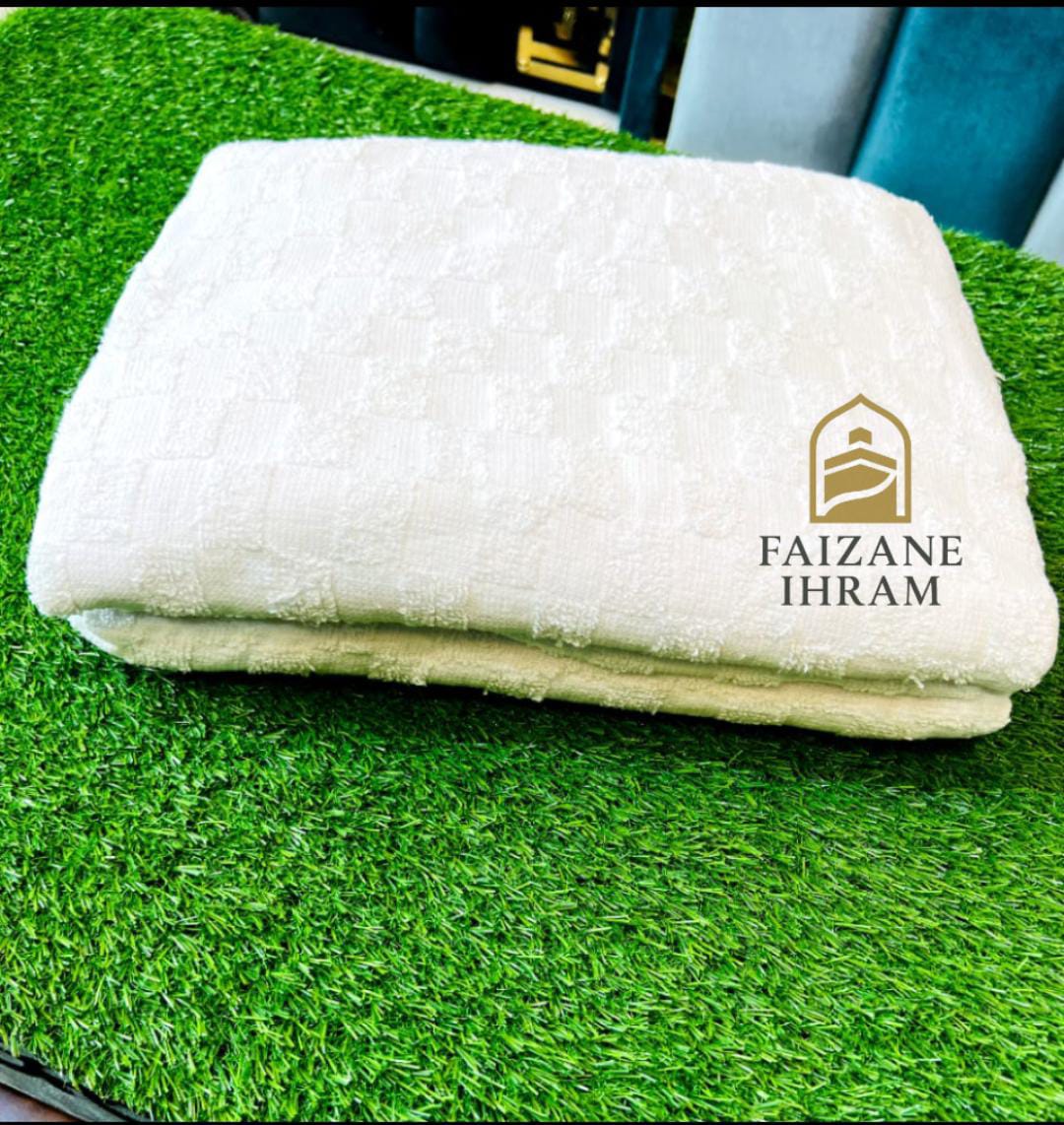 Soft Square Textured Ihram Set