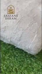 Soft Square Textured Ihram Set